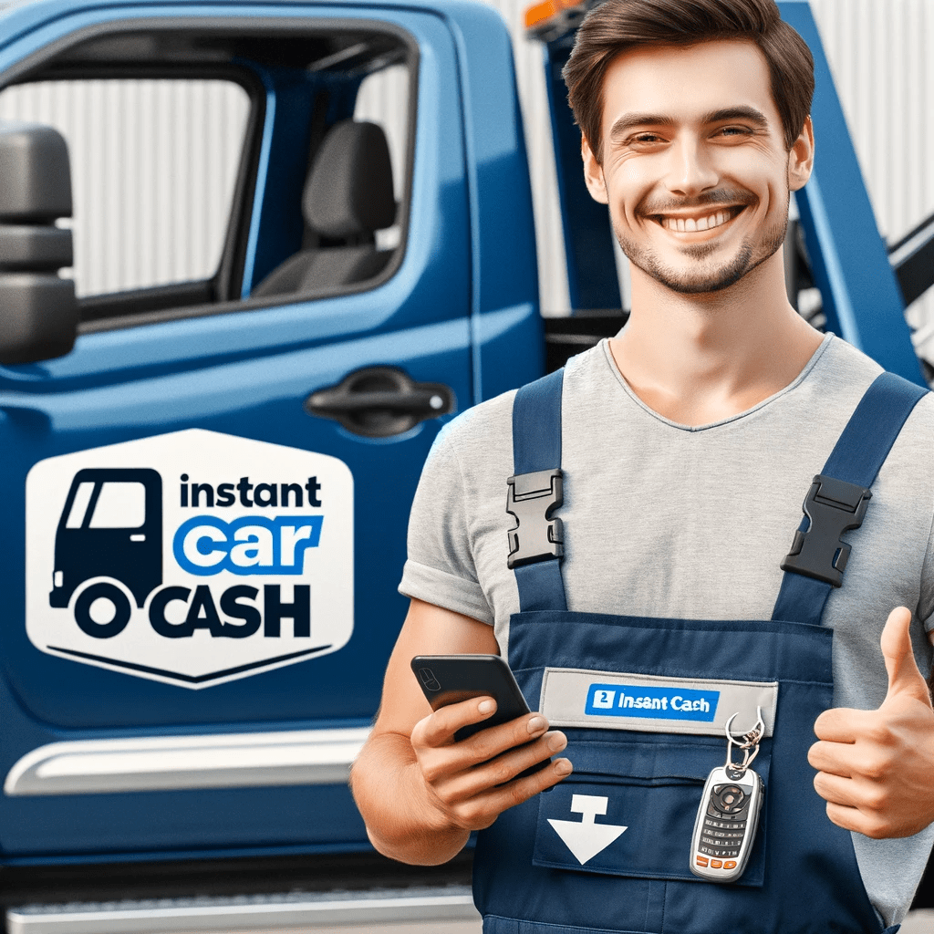 Scheduling your convenient free pickup with InstantCar Cash.
